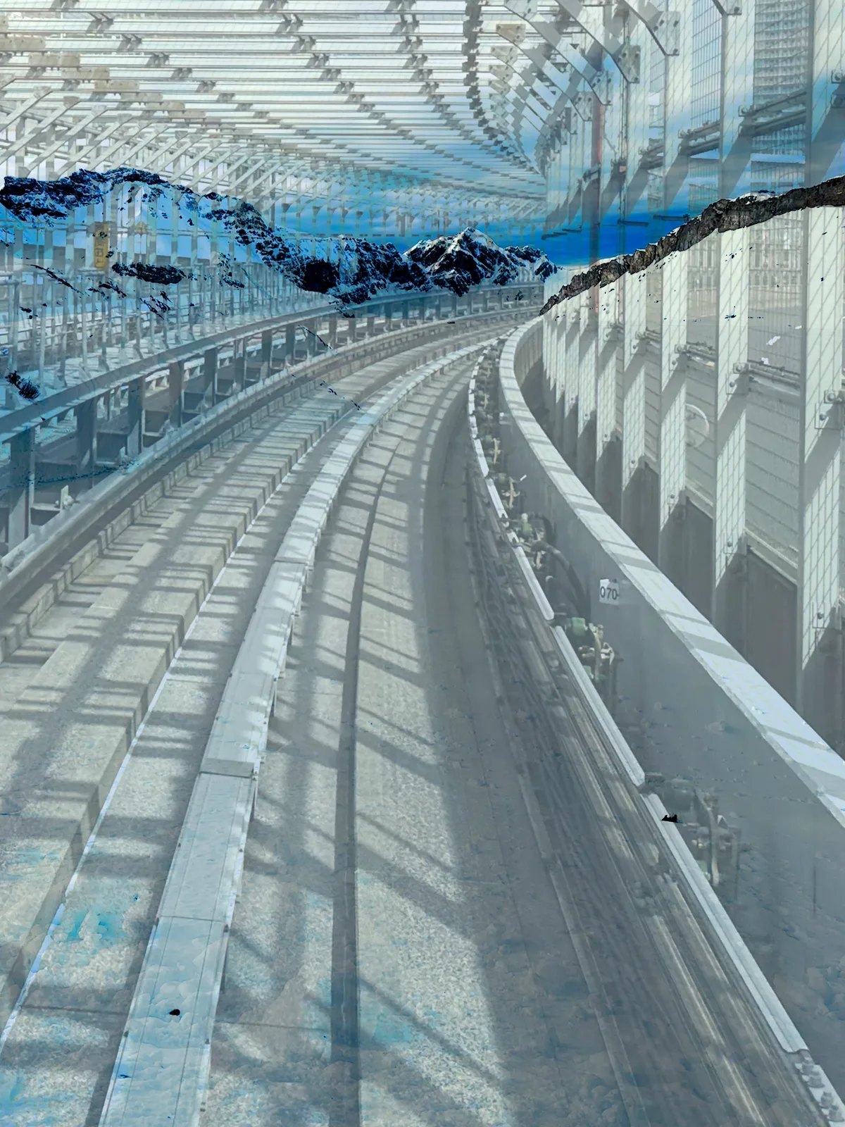 Monorail ins Eis