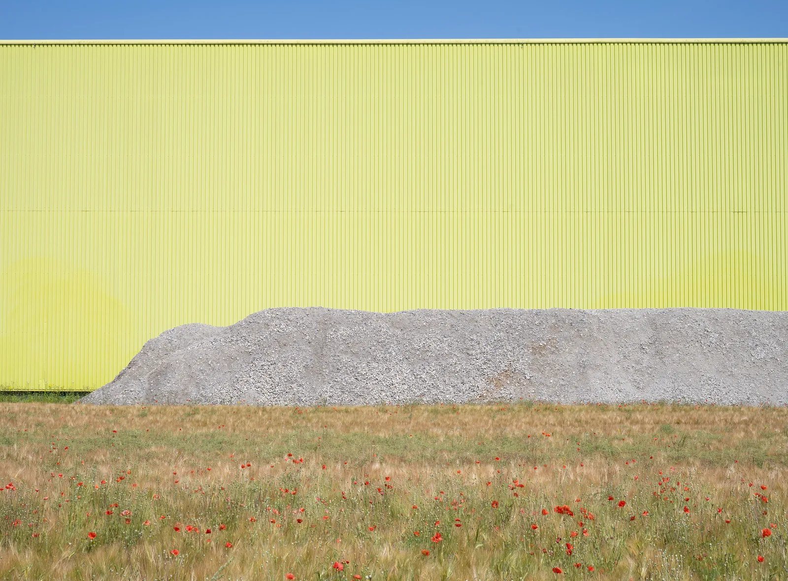 gelbe Fassade