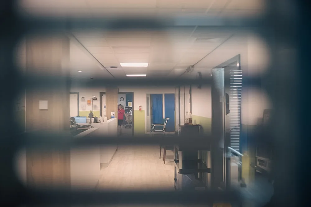 Behind bars