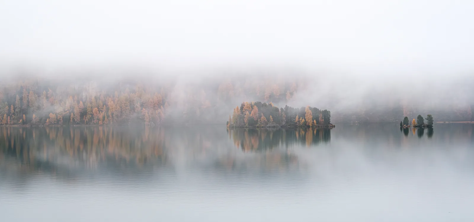 Herbststimmung am Silsersee