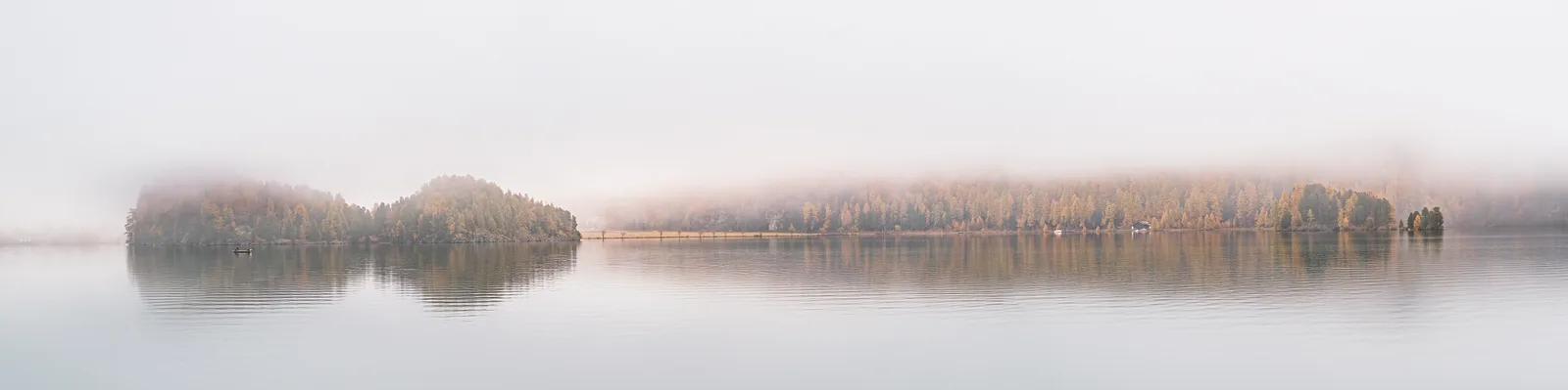 Herbststimmung am Silsersee