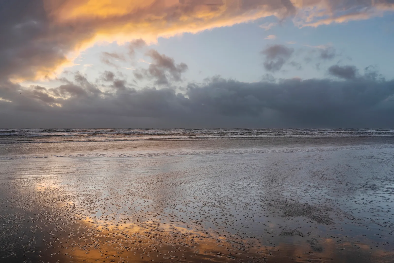 Wetterberuhigung nach dem Sturm