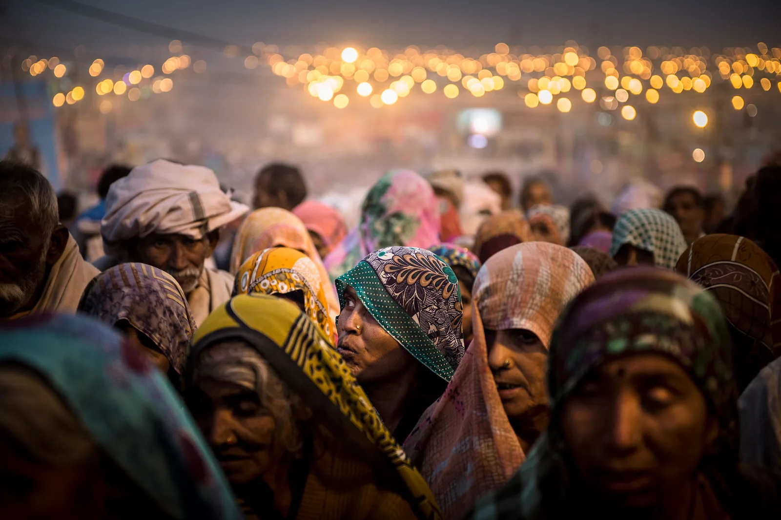 Maha Kumbh Mela in Prayagraj (Allahabad), Uttar Pradesh, Indien.