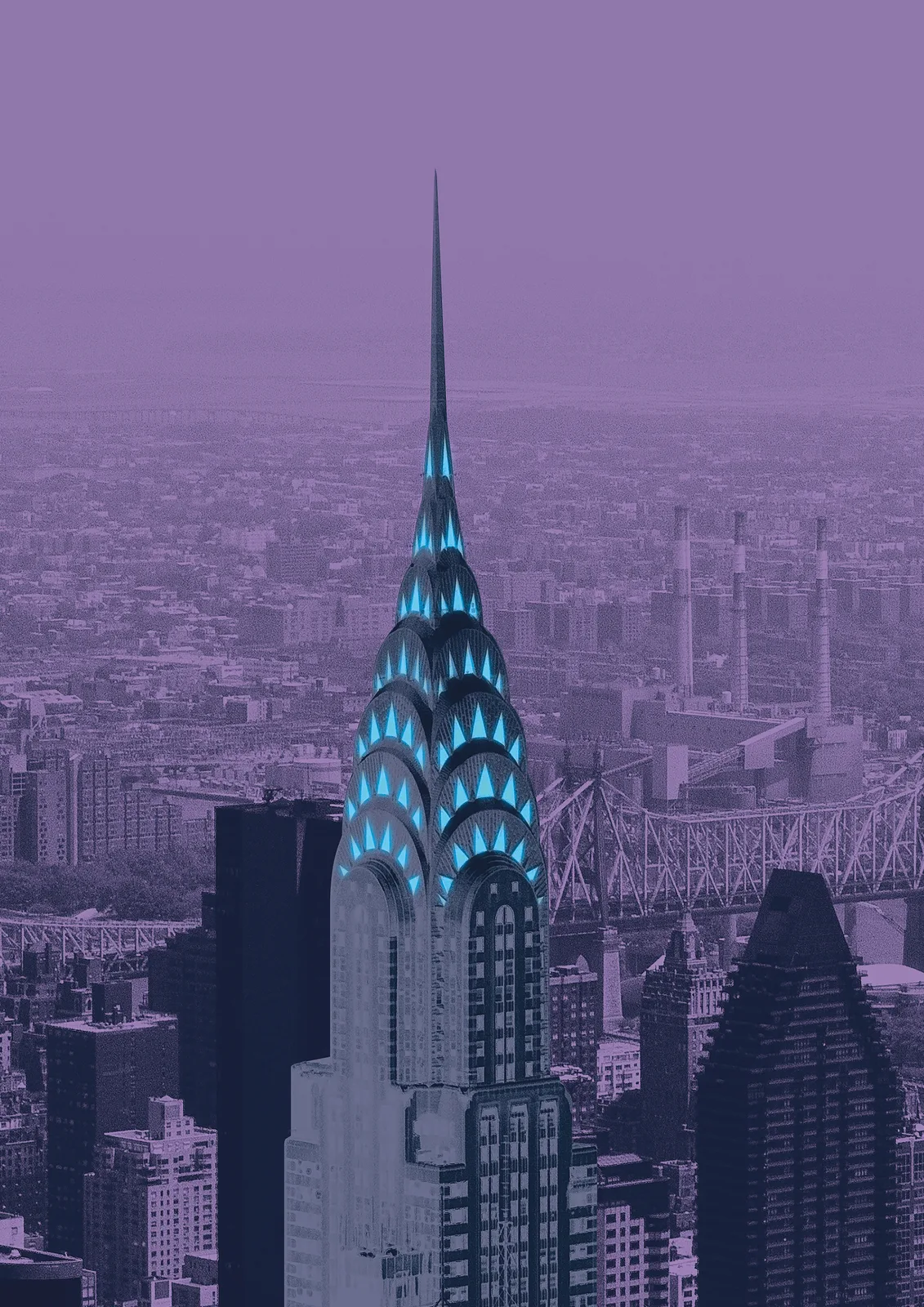 Chrysler tower in New York (PPOP coloring)