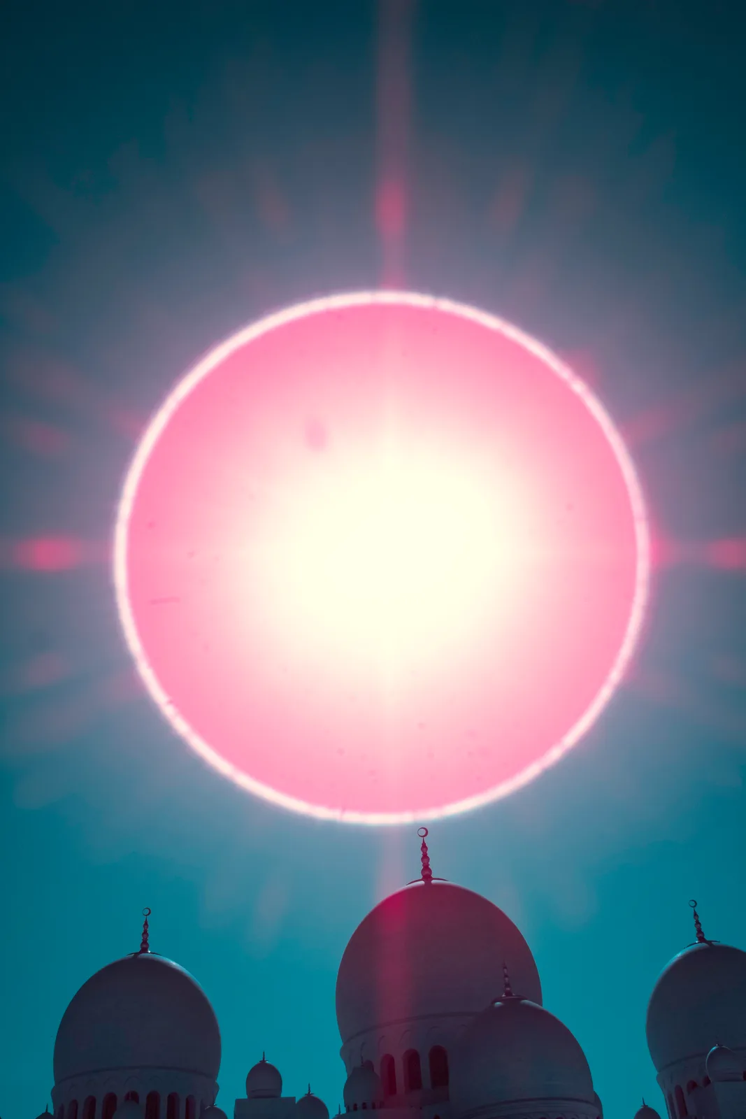 SHEIKH ZAYED MOSCHEE SUN HALO