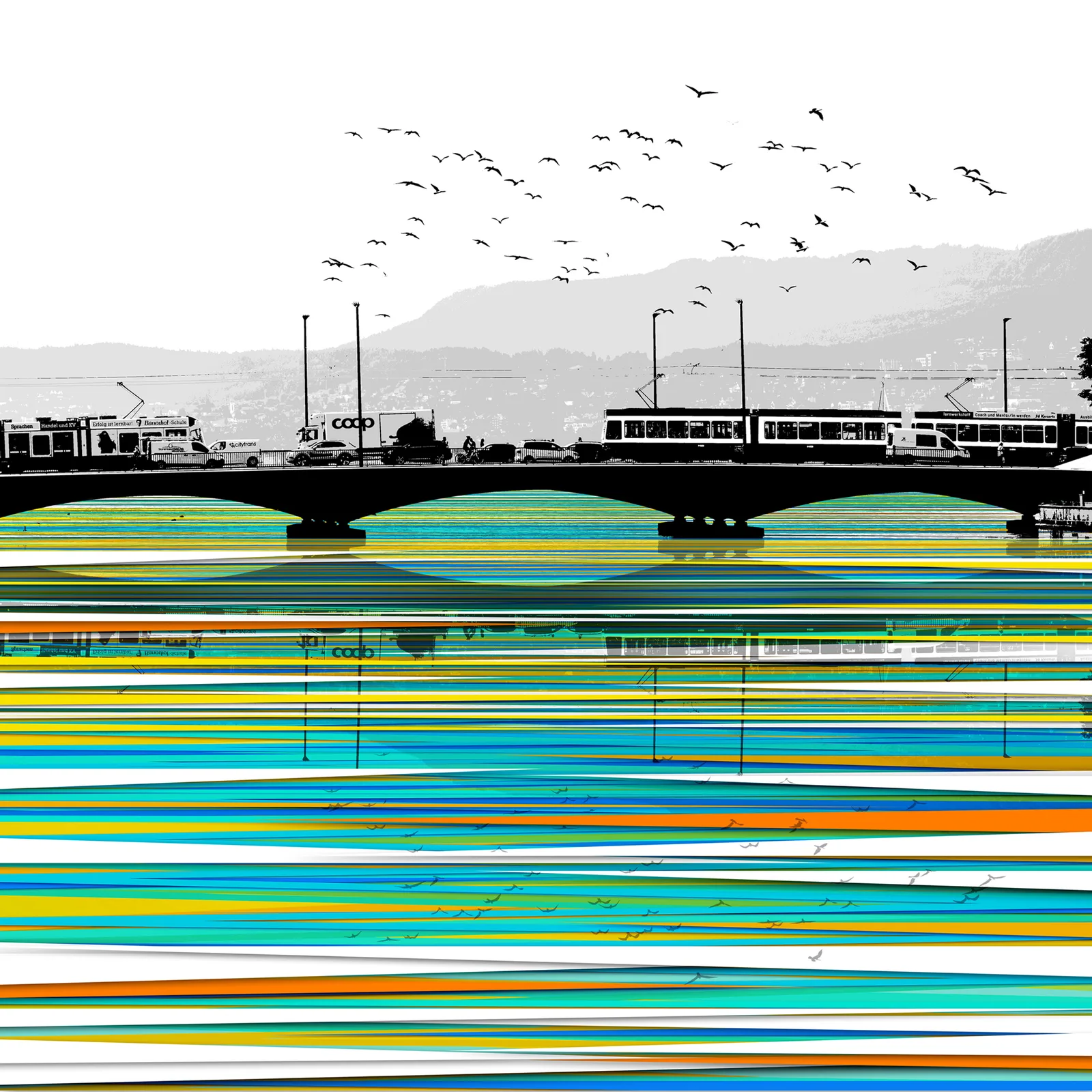 01 Zürich Water, Quaibrücke