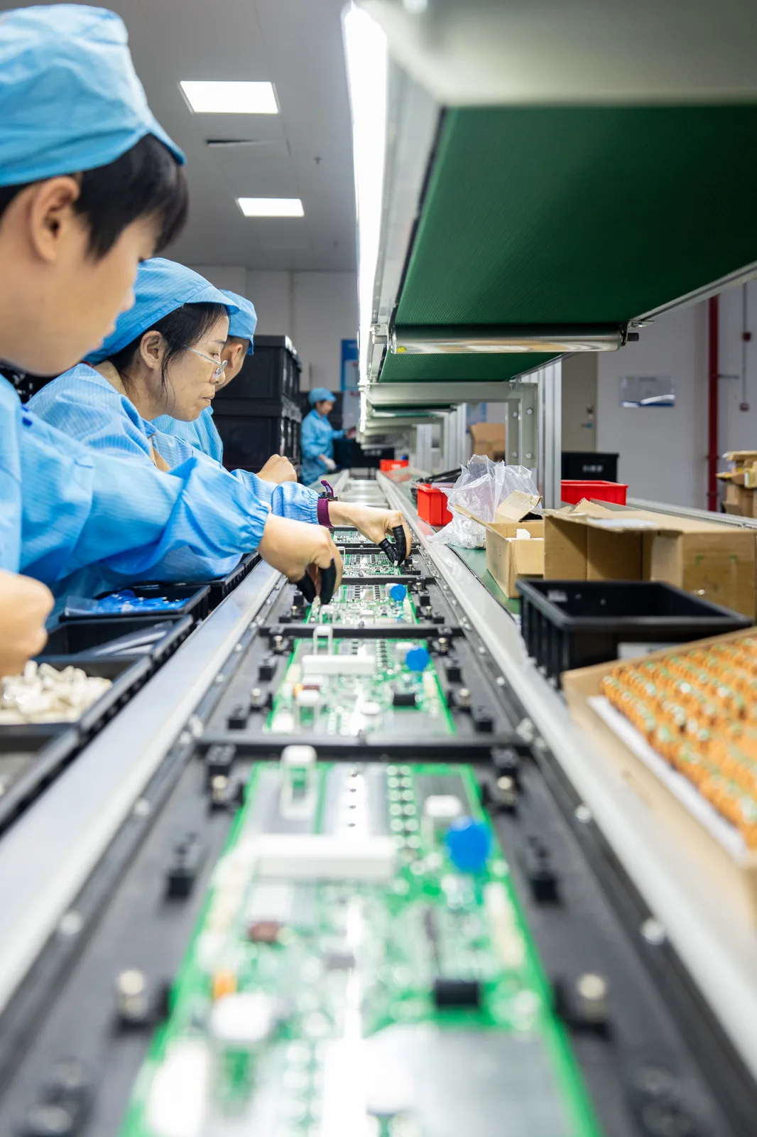 Hightech-Produktion für Produkte wie Powerbanks