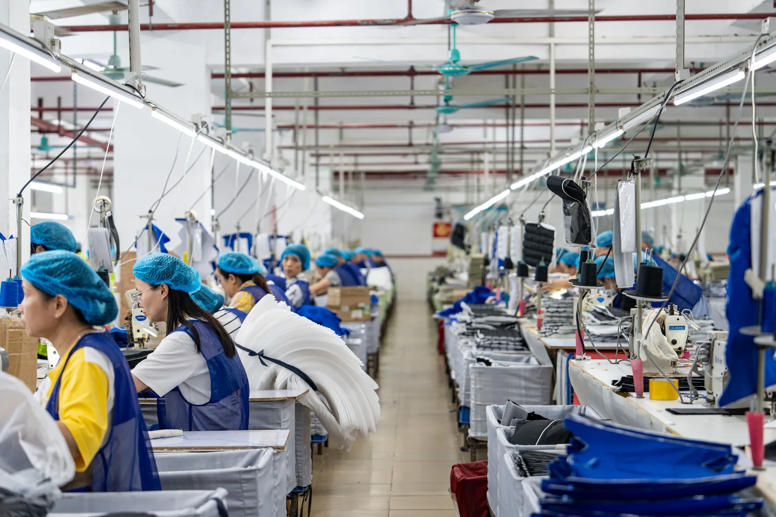 Näherei im chinesischen Shenzhen