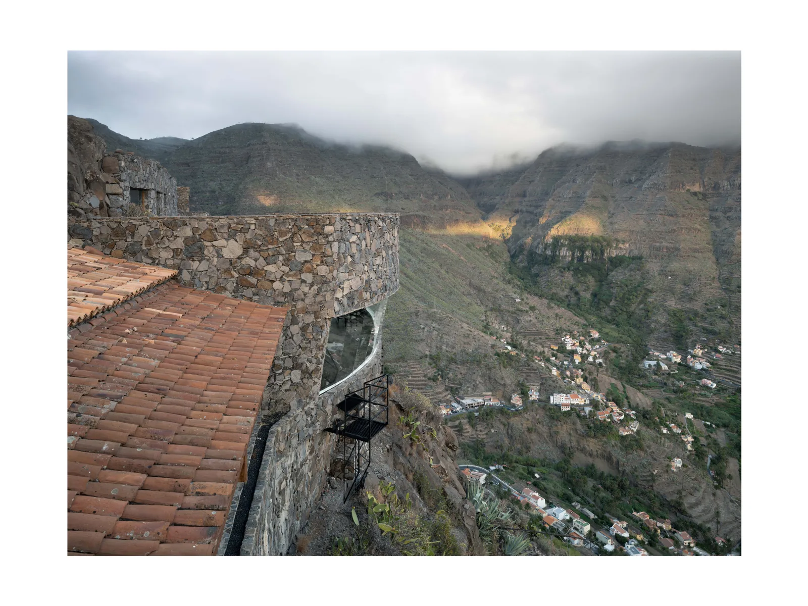 Mirador El Palmarejo, César Manrique, La Gomera, erbaut 1995