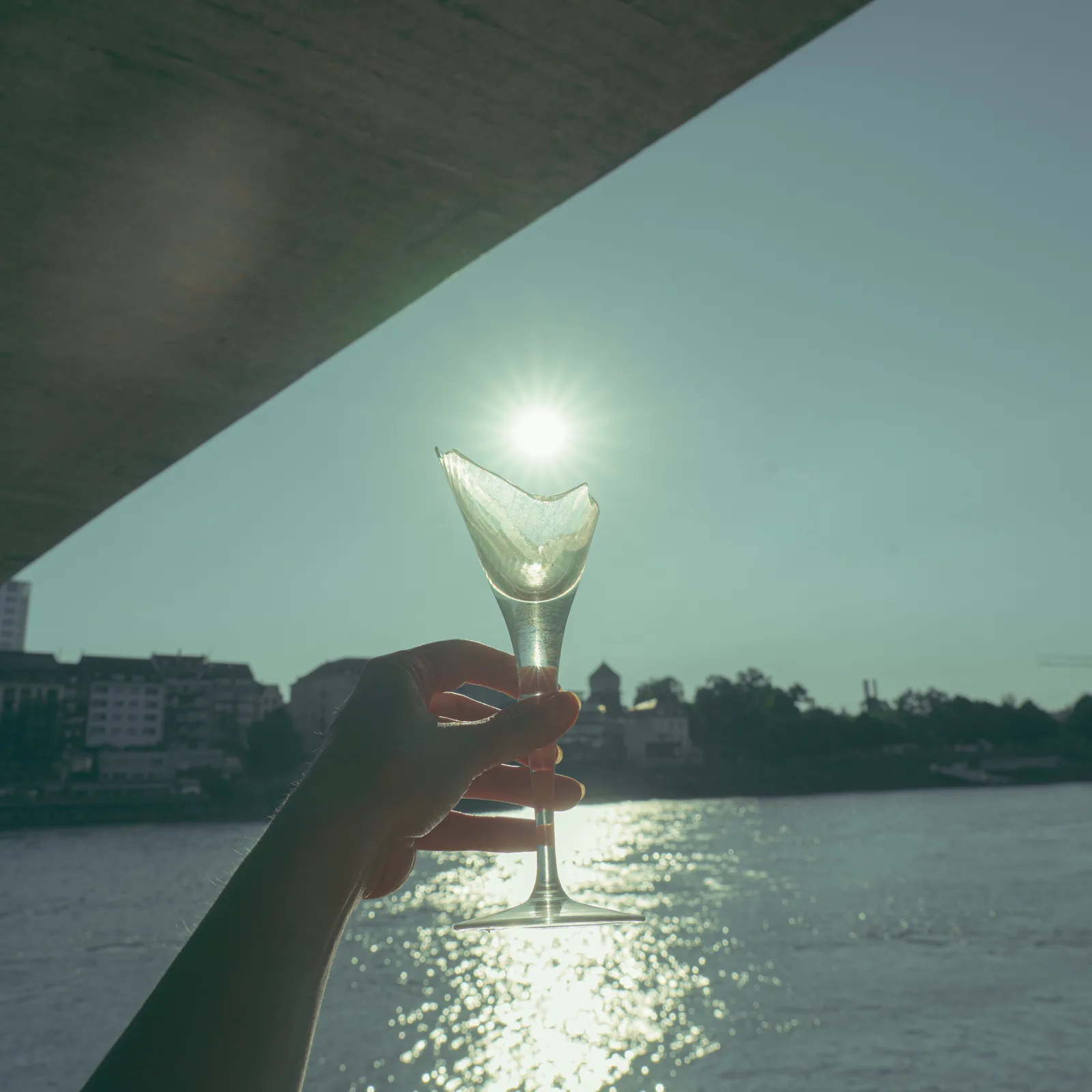 Cheers to the Rhine, to the sun, and to the broken things that still shine