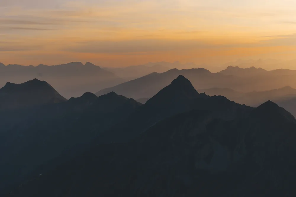 Abendrot über dem Berner Oberland 2