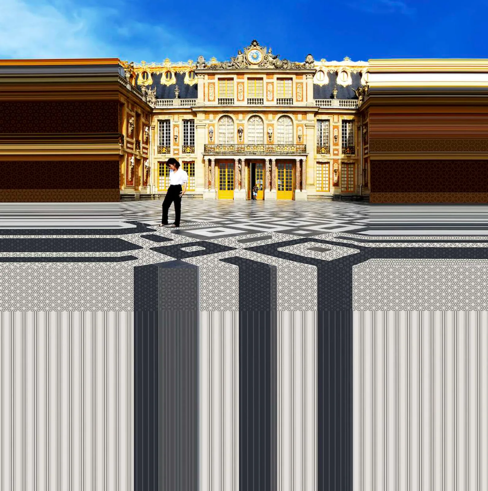 Palace of Versailles Paris  (creative Photo)