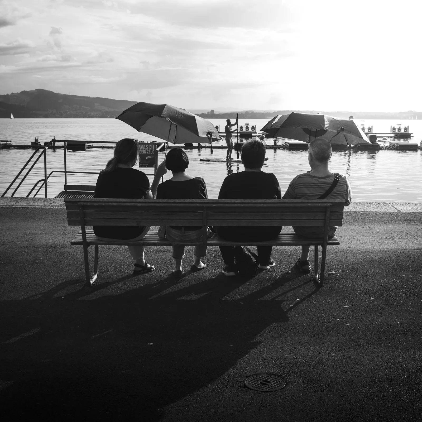 Jury für Stand-Up-Padling.