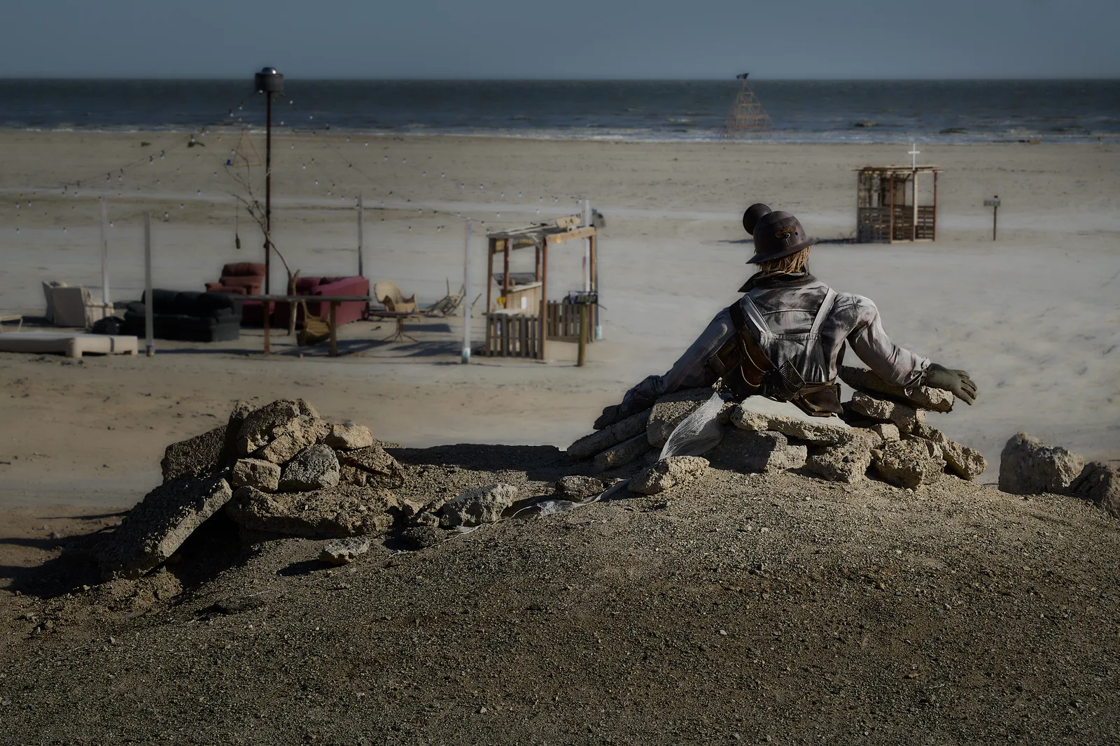 Soldat am Meer