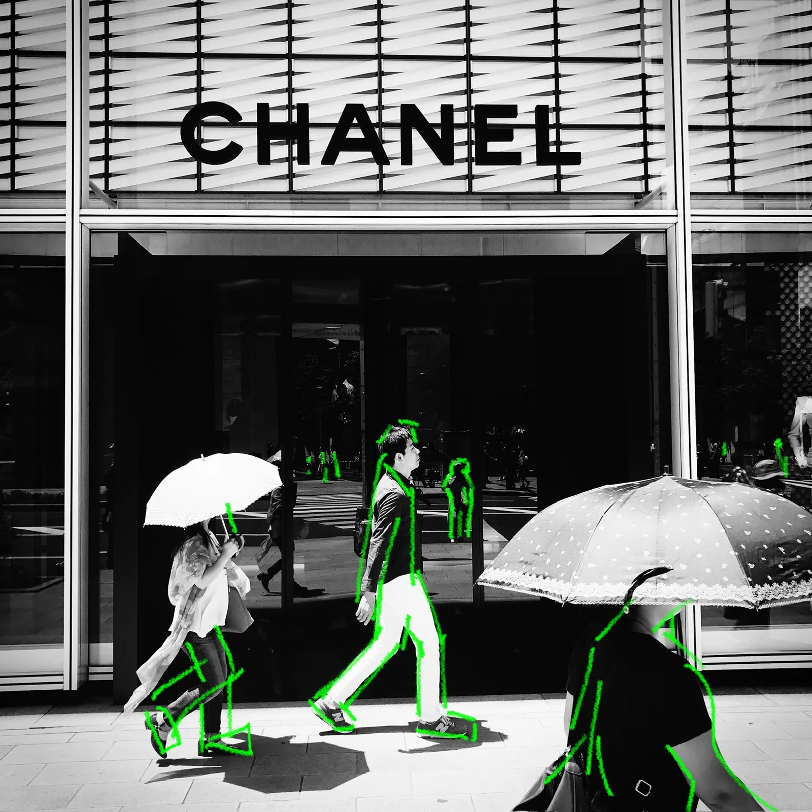 Traced lines in tokyo - #shopping