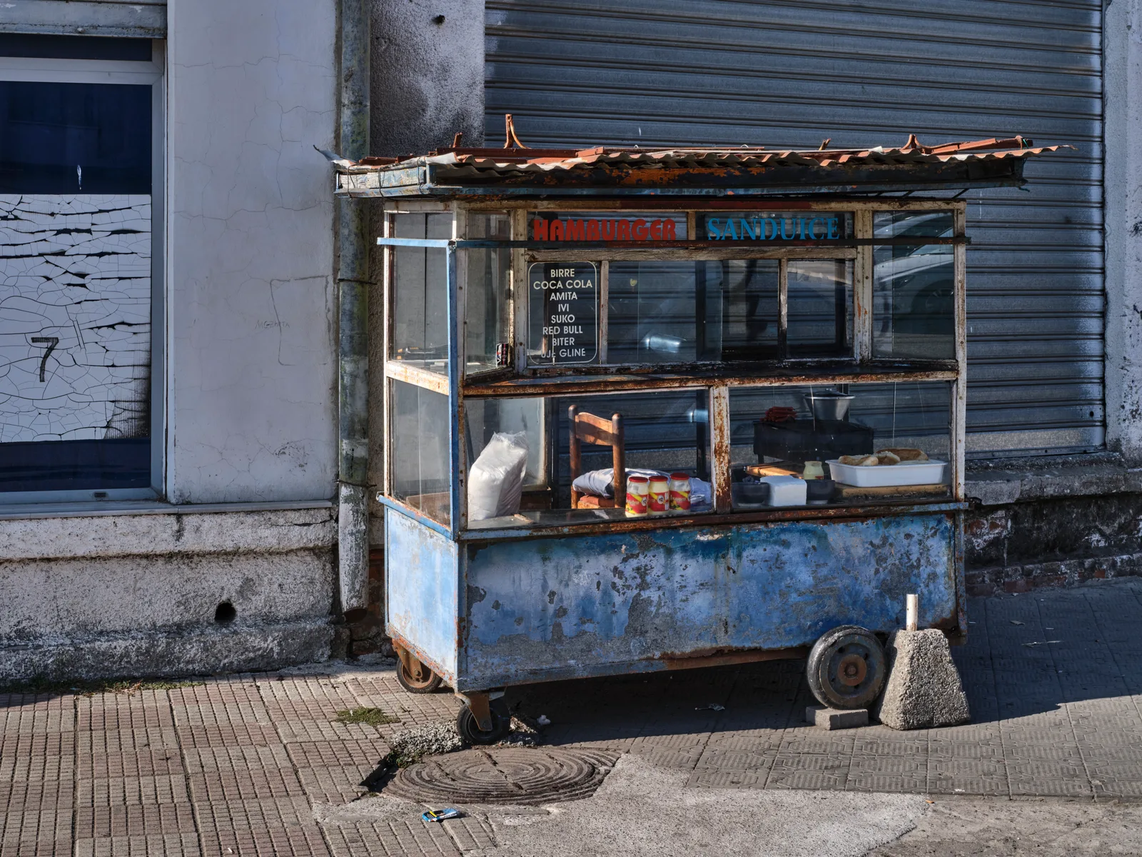 Verkaufsstand in Shkodra