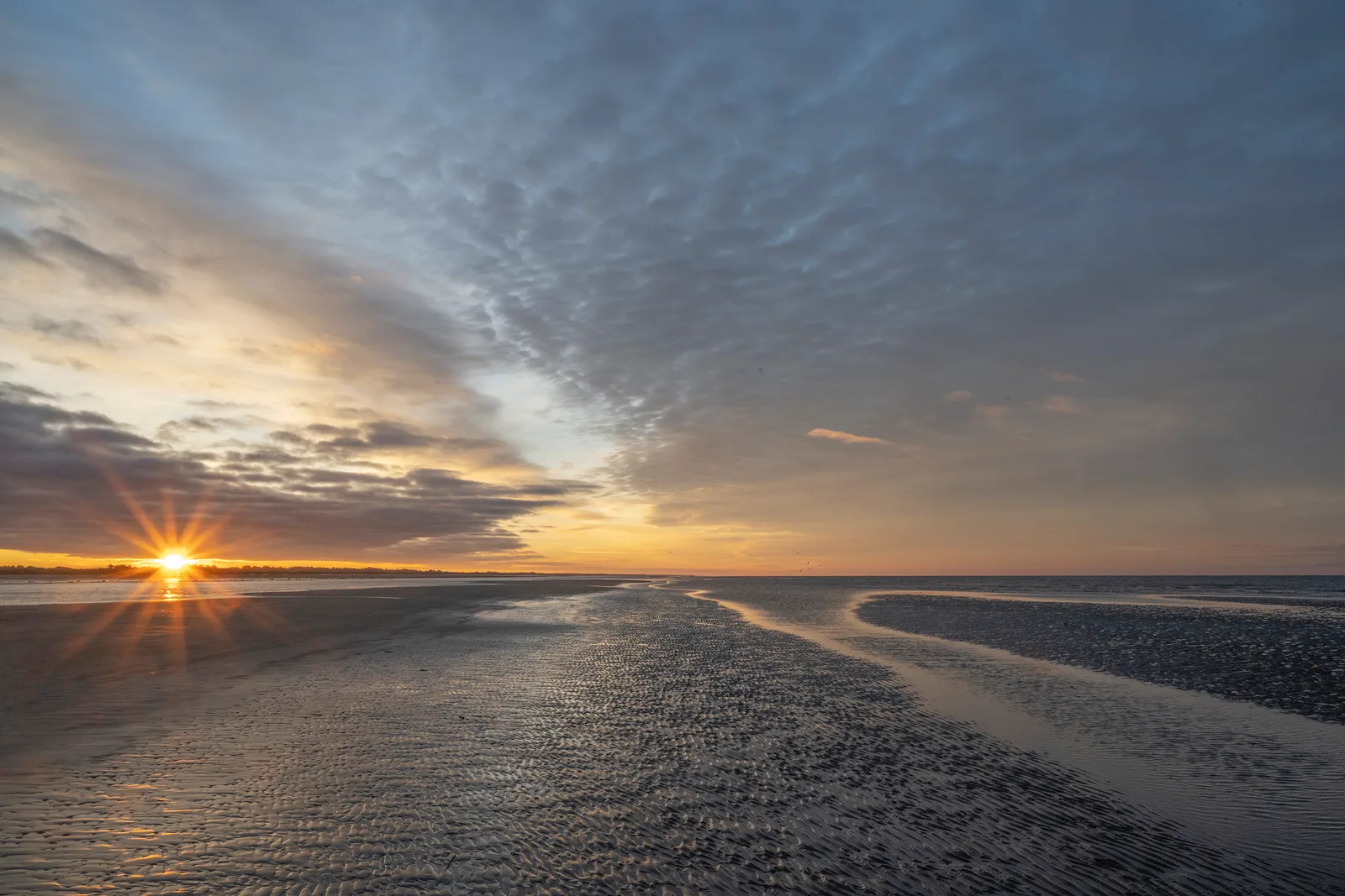 Sonnenaufgang an der Nordsee