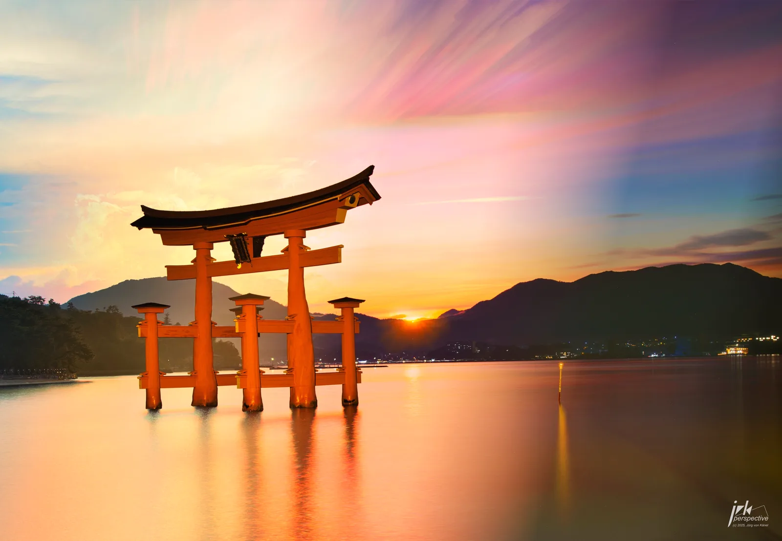 Timescape: Miyajima O-torii Gate, sunset 2025-09-15
