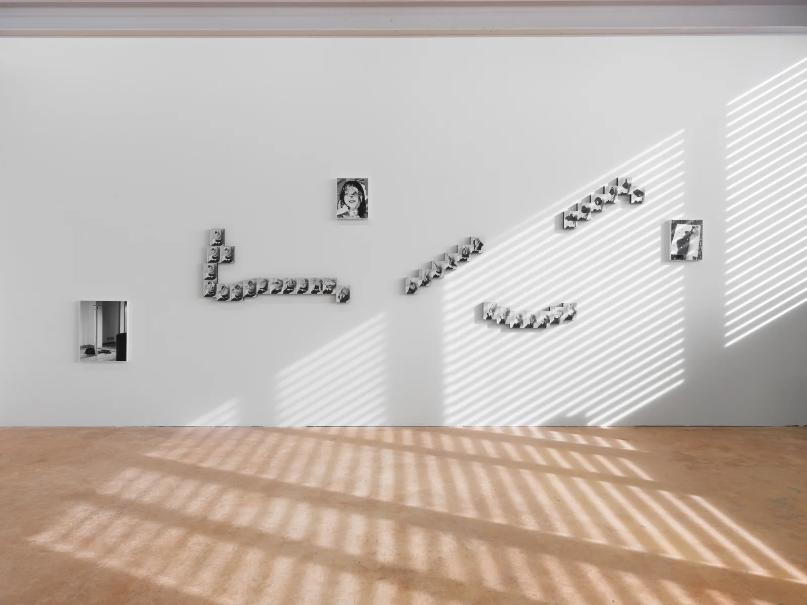 Exhibition installtioon view of series work of Hiding and Seeking