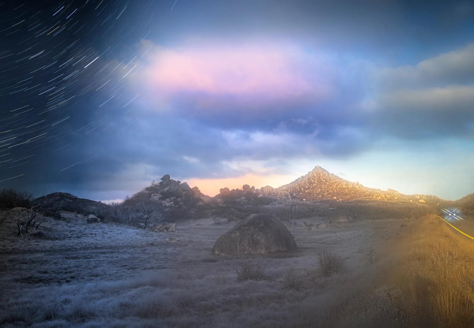 Timescape: The Horn, Mt. Buffalo National Park, Victoria, Australia, sunrise 2025-05-17