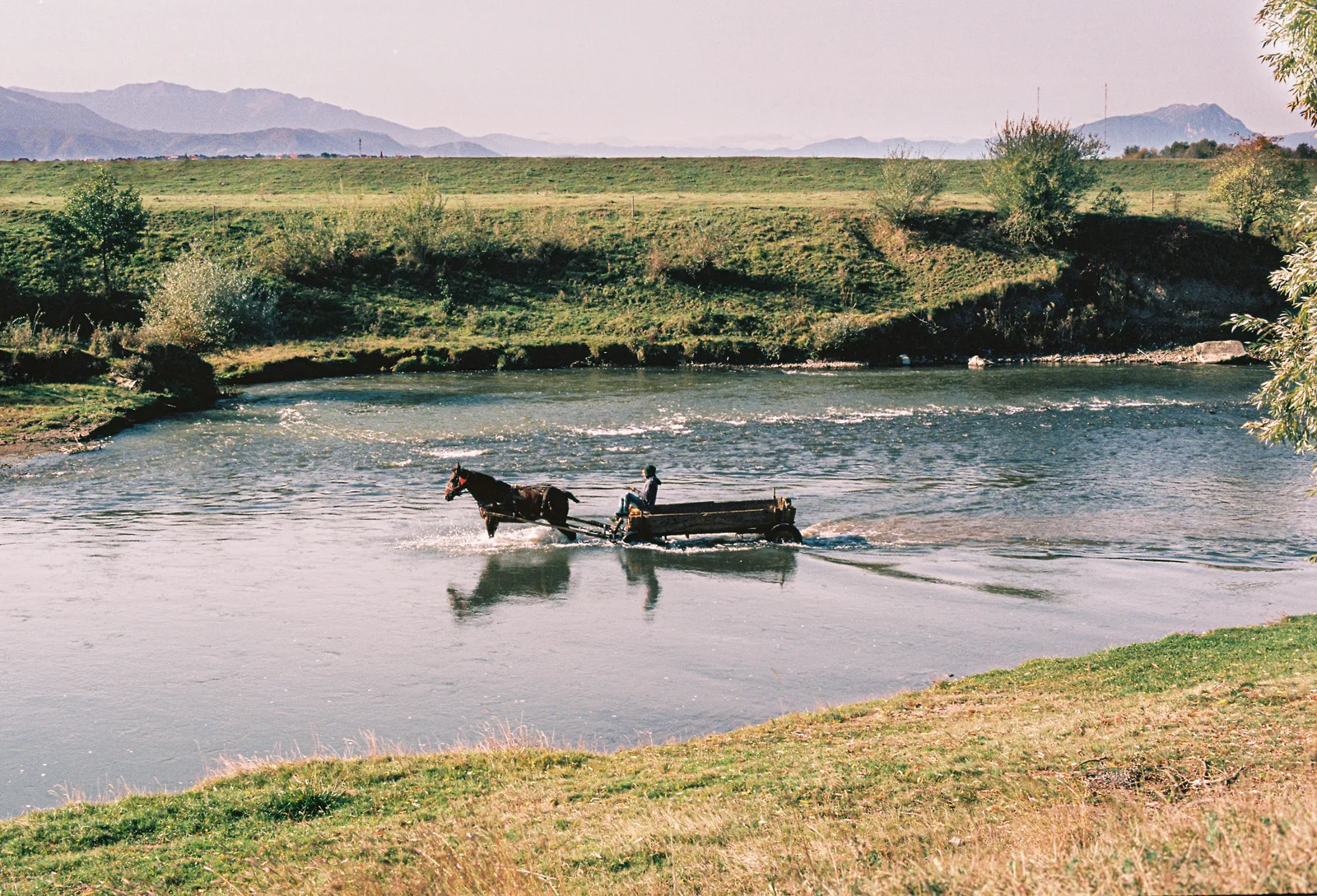 Horse Waggon - Way to Brasov, Romania