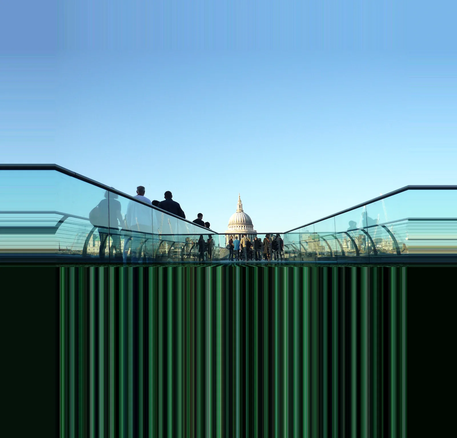 Millennium Bridge London  (creative Photo)