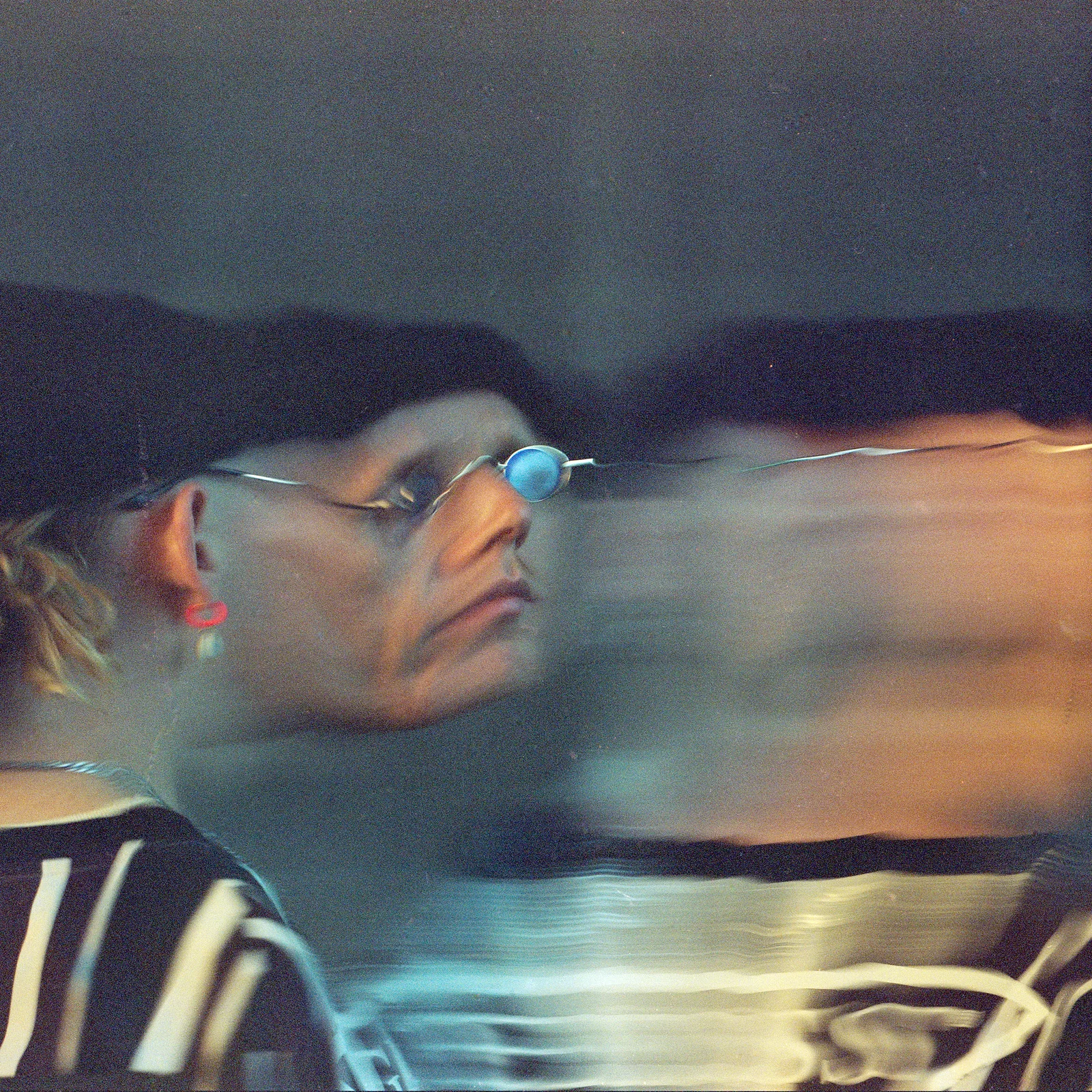 Analog “Strip”-Scan Photography of Ziggy Zeitgeist of the band Z*F*E*X*.