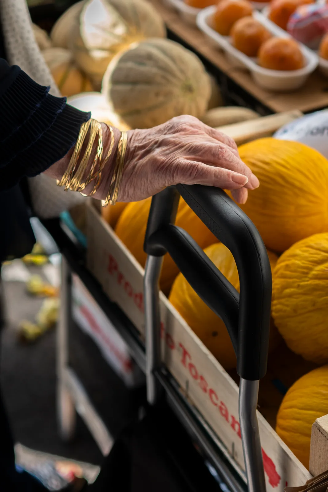 Einkauf auf dem Stadtmarkt