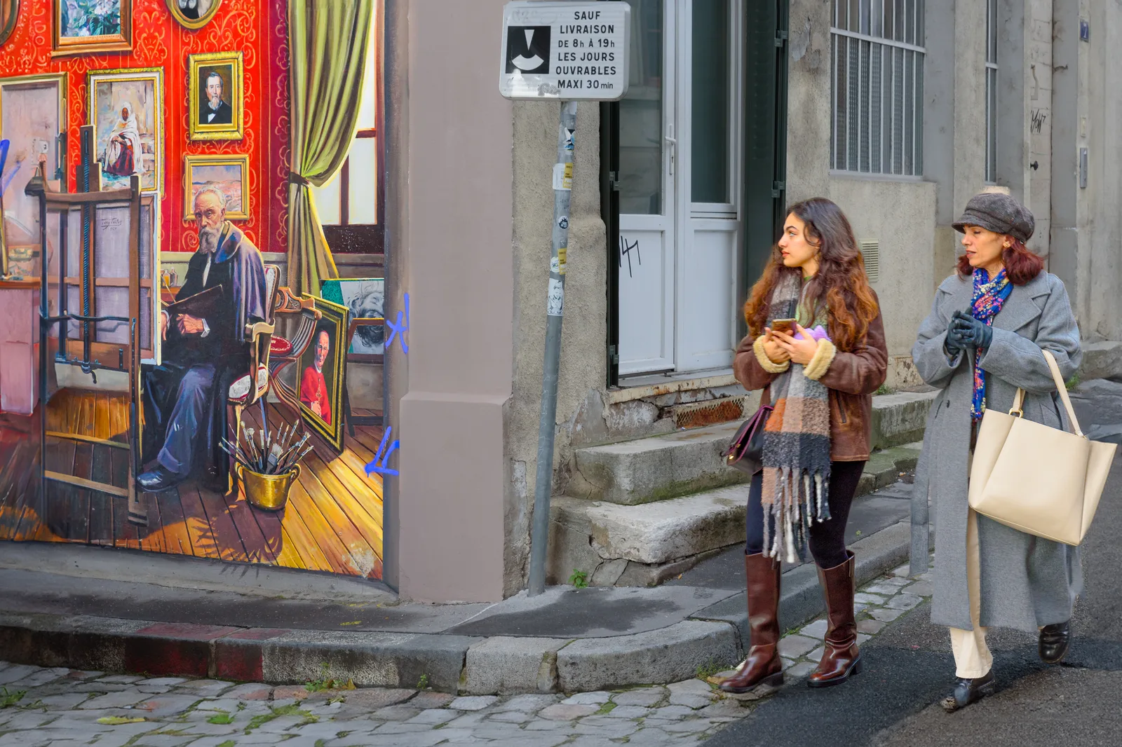The artist and the woman