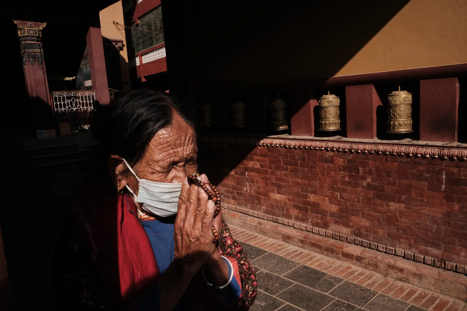 at Boudhanath Stupa