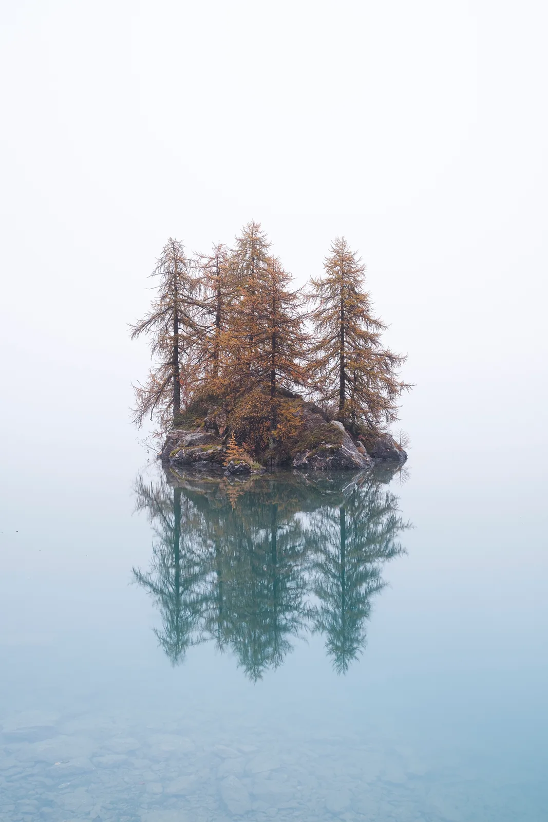 Herbststimmung am Silsersee
